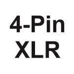 4-Pin XLR (symmetrisch)