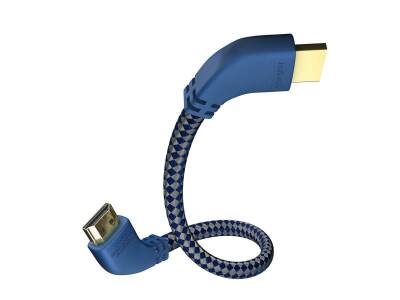 Inakustik High Speed HDMI Cable with Ethernet (HDMI Stecker 90&deg; &lt;-&gt; HDMI Stecker 90&deg;, 2,0 Meter)