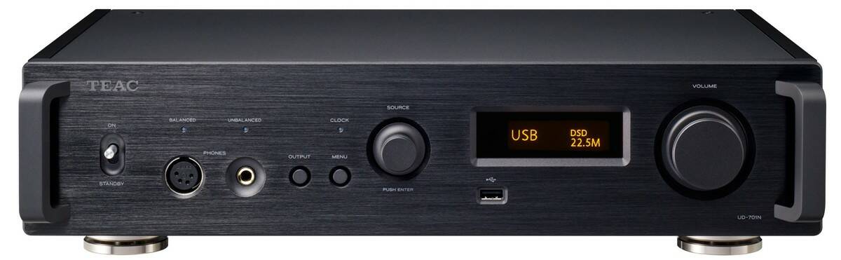 TEAC UD-701N Schwarz - DAC/Netzwerk-Player & Vorverstärker
