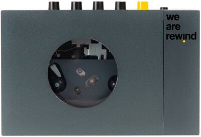we are rewind Portable BT Cassette Player Keith (Grau)