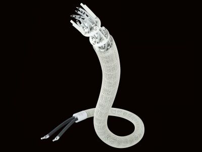 Inakustik Referenz LS-2404 AIR Pure Silver (BFA Banana & Kabelschuh-Adapter, Single-Wire, 3,0 Meter, Stereo)